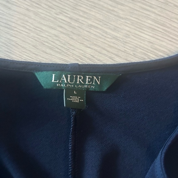 ralph lauren navy tunic top size large - Picture 2 of 4